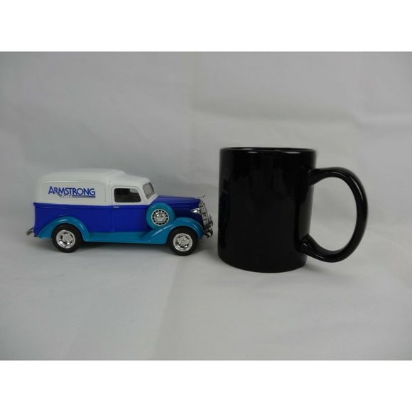 Armstrong Air 1936 Dodge die cast truck Van LIBERTY CLASSICS BANK Blue White - Picture 8 of 9